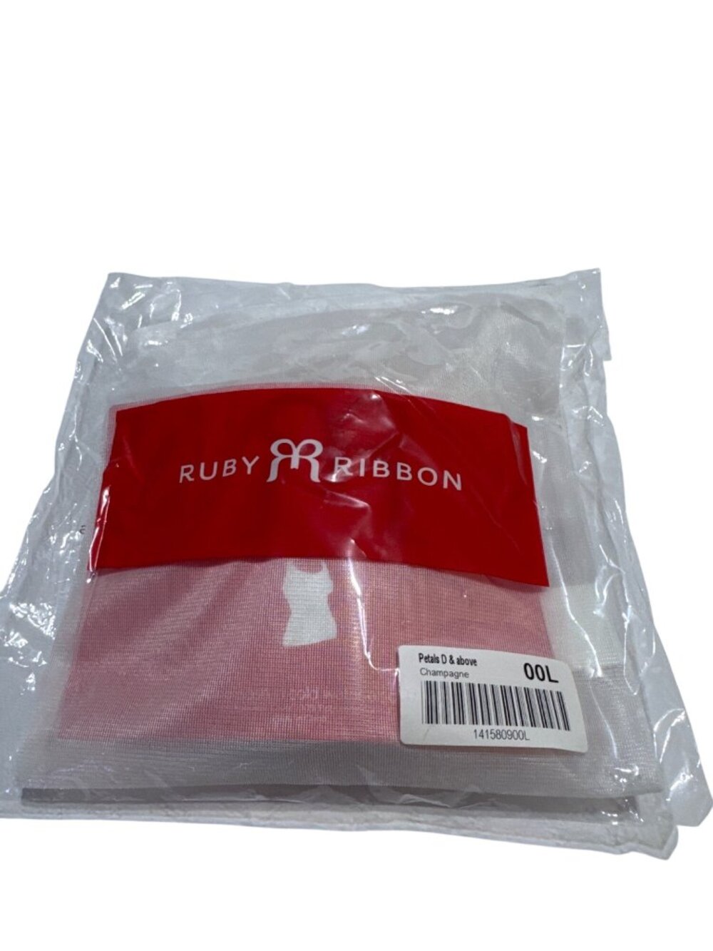 Ruby Ribbon Petals D & Above Champagne Beige Support Pads 00L Lightweight